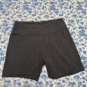 Charcoal Biker Shorts